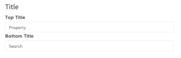 Property Search Title