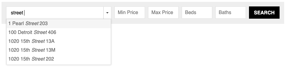 Omnisearch Bar Example