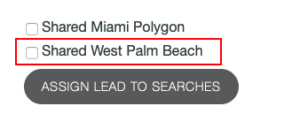Shared searches displayed in IDXAddons