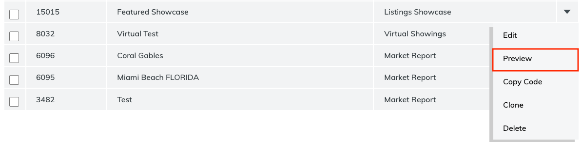 Edit IDX Broker widget