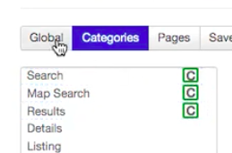 Sub-headers categories