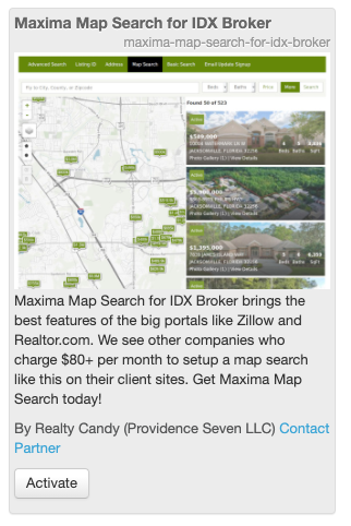 Maxima Map Search Template