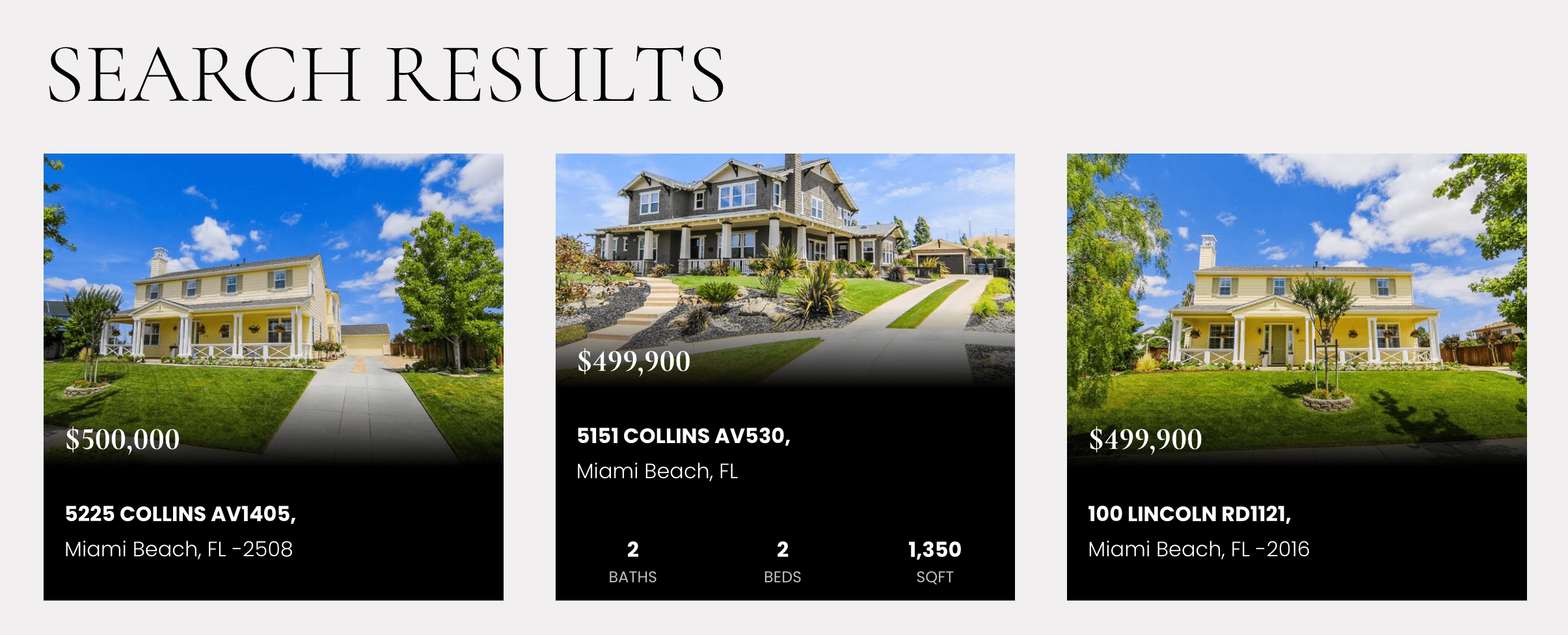 IDX Template - Results View 2